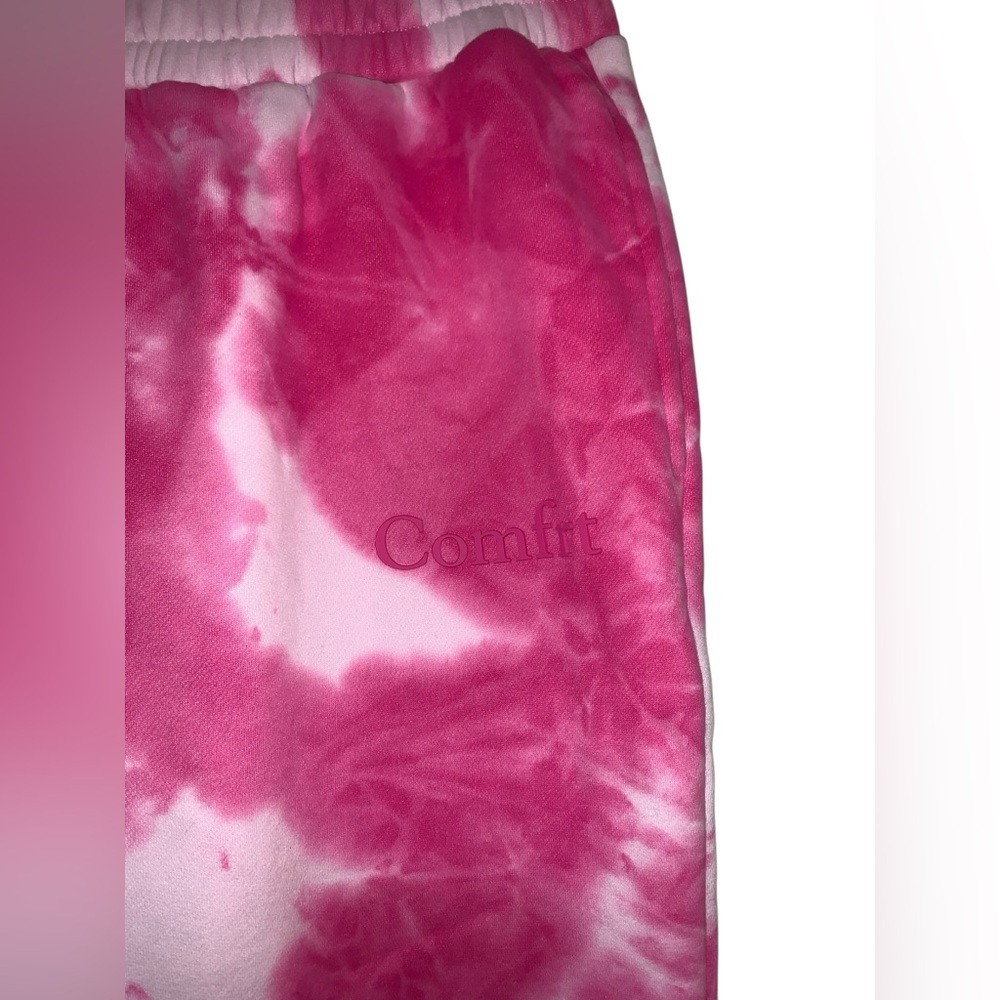 Cmfrt Pink Tie-Dye Joggers Size L - Picture 6 of 11